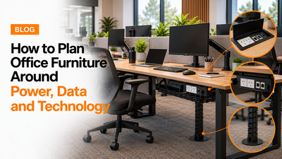 How to Plan Office Furniture Around Power, Data and Technology