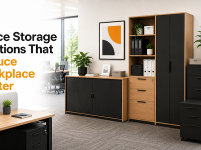 Office Storage Solutions That Reduce Workplace Clutter
