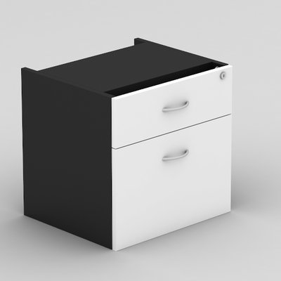 Grand 1 Drawer & 1 File Fixed Pedestal