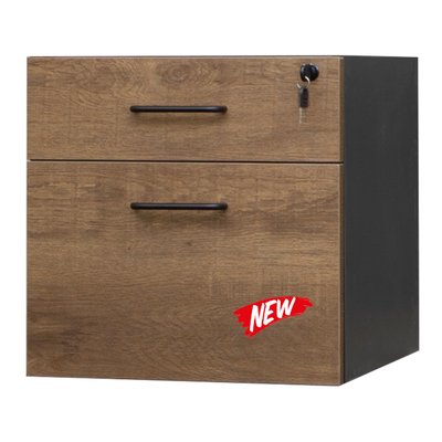 Regal Walnut 2D 1F Fixed Draw Box