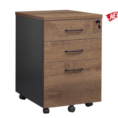 Regal Walnut Mobile Pedestal 2D 1F