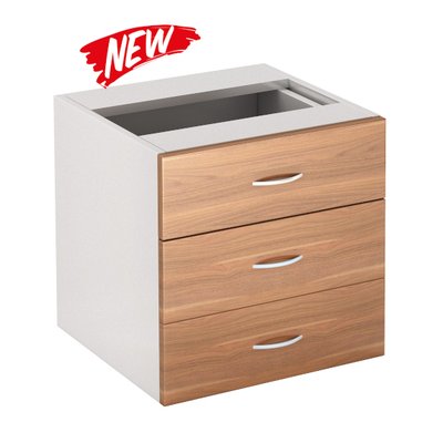 Virginia Walnut 3 Drawer Box