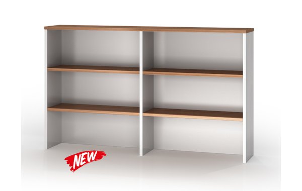 Virginia Walnut Overhead Hutch 1500