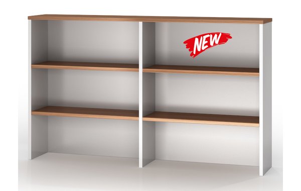 Virginia Walnut Overhead Hutch 1800