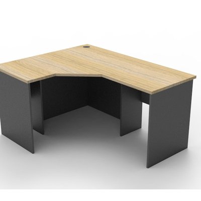 Rapid Oak 1215 Corner Workstation