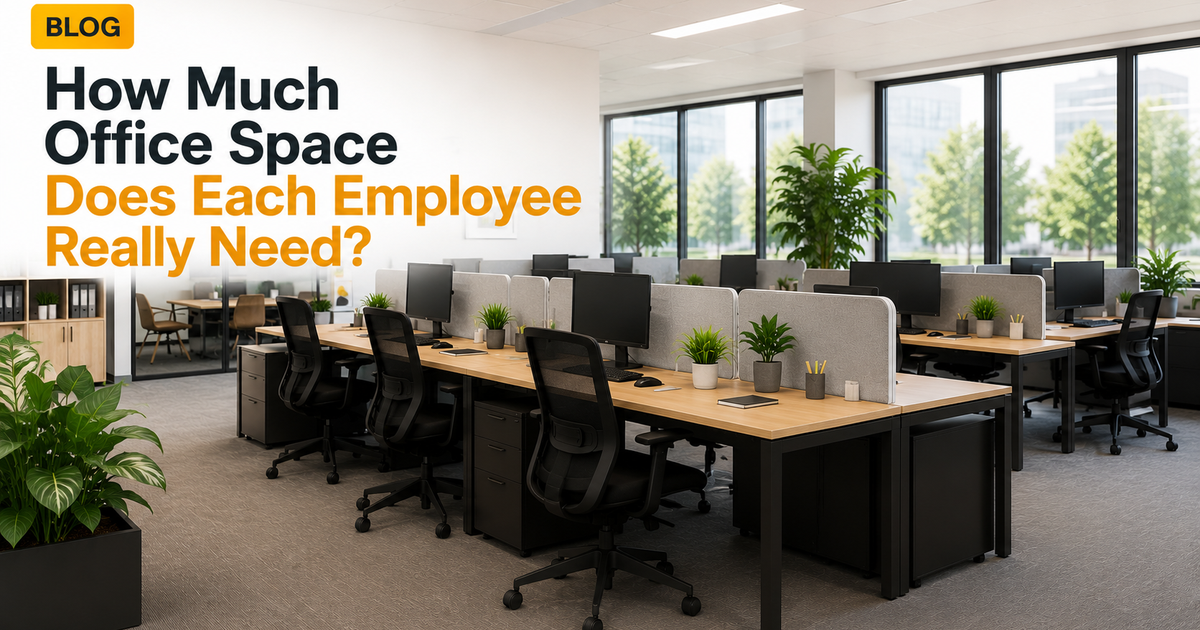 How Much Office Space Does Each Employee Really Need? – Hunter Office ...