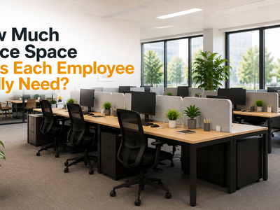 How Much Office Space Does Each Employee Really Need?