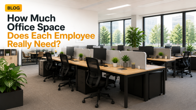 How Much Office Space Does Each Employee Really Need?