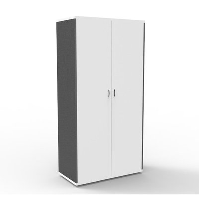 Rapid White & Ironstone Full Door Cupboard