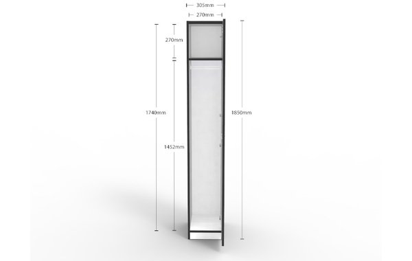 Deluxe Infinity Single Door Locker