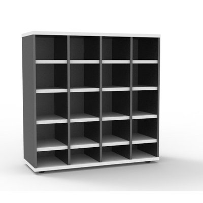 Rapid White & Ironstone Pigeon 20 Hole Unit