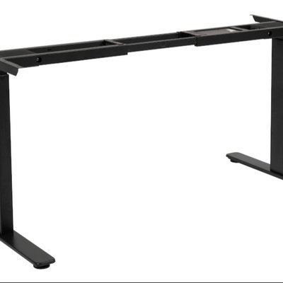 Hunter Height Adjustable Electric Desk Black Frame