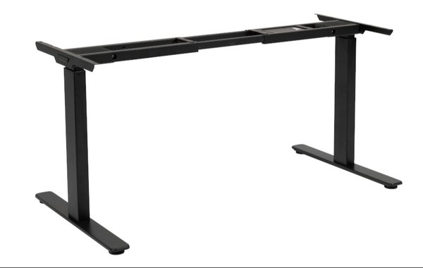 Hunter Height Adjustable Electric Desk Black Frame