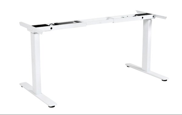 Hunter Height Adjustable Electric Desk White Frame