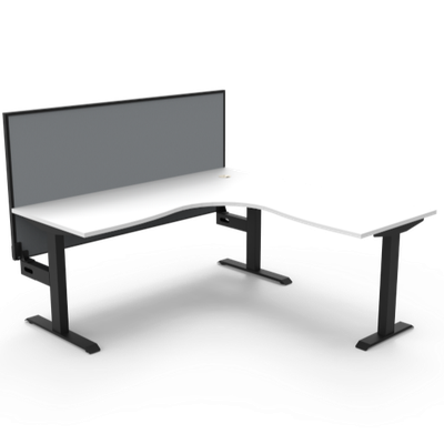 Boost Static 1500 x 1500 Desk with Screen