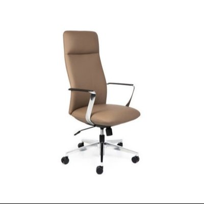 Director High Back Tan Leather
