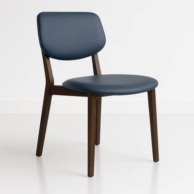 atlanta navy wenge upholstered