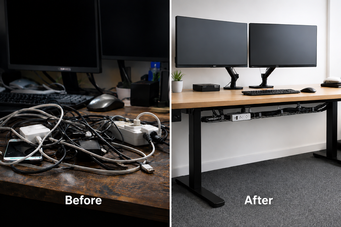 Cable Management Tips For A Clean And Organised Office