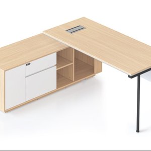 Casa Executive Desk & LH Cabinet