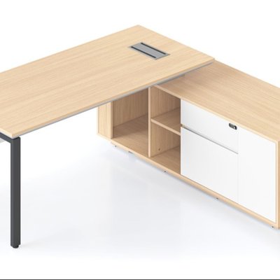 Casa Executive Desk & RH Cabinet