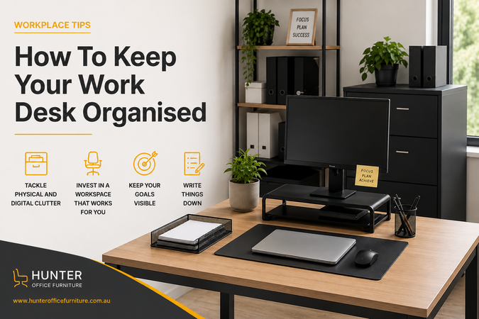 How To Keep Your Work Desk Organised