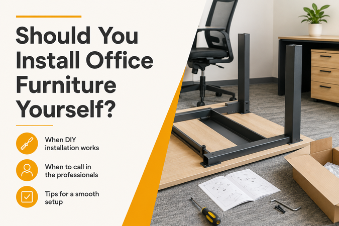 Should You Install Office Furniture Yourself?