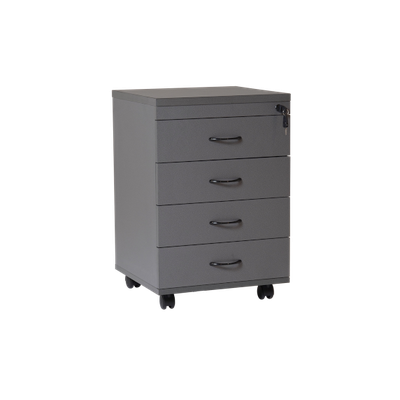 Rapid Ironstone 4 Drawer Mobile Pedestal