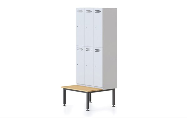 Locker Seat & Stand GSS915 bank of 3