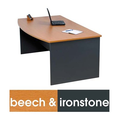 Hunter Bow Front Desk