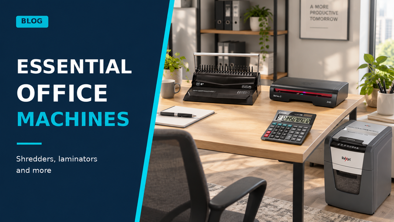 Essential Office Machines: Shredders, Laminators and More