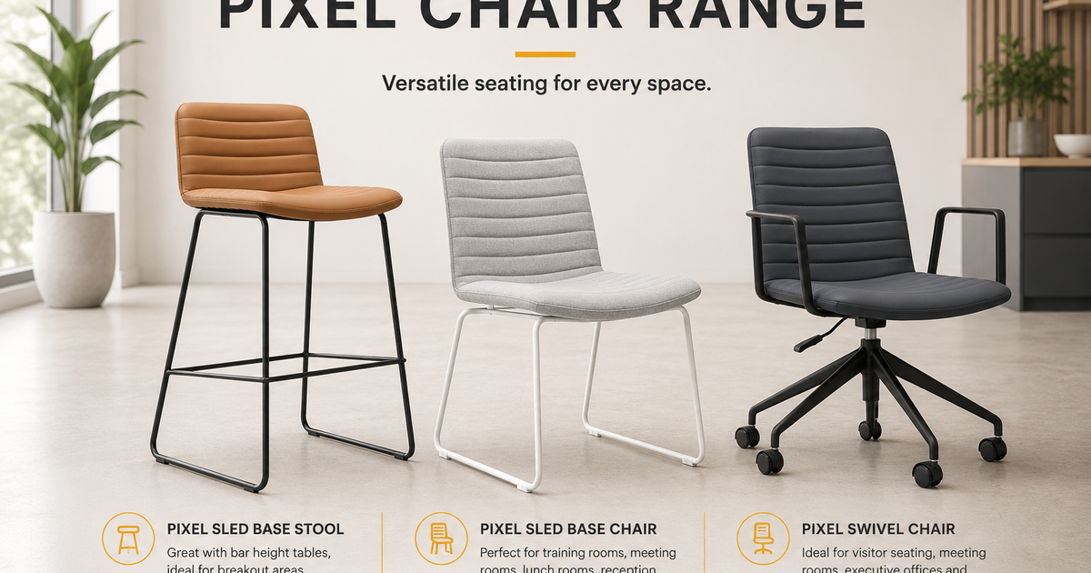 Pixel Chair Range: A Versatile Seating Solution For Modern Workspaces ...
