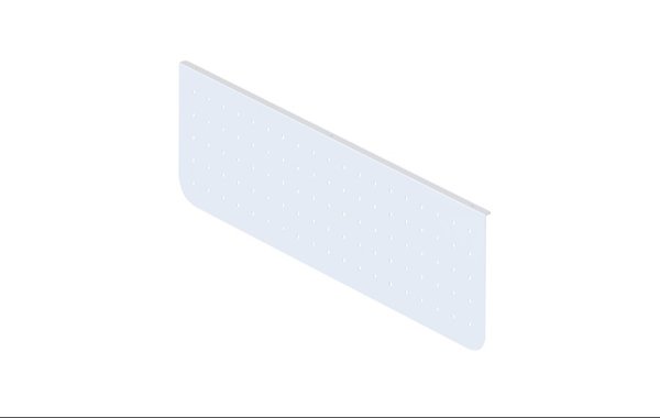 Arch Perforated Modesty Panel 1300