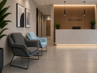 Reception Lounge Seating For Modern Office Waiting Areas